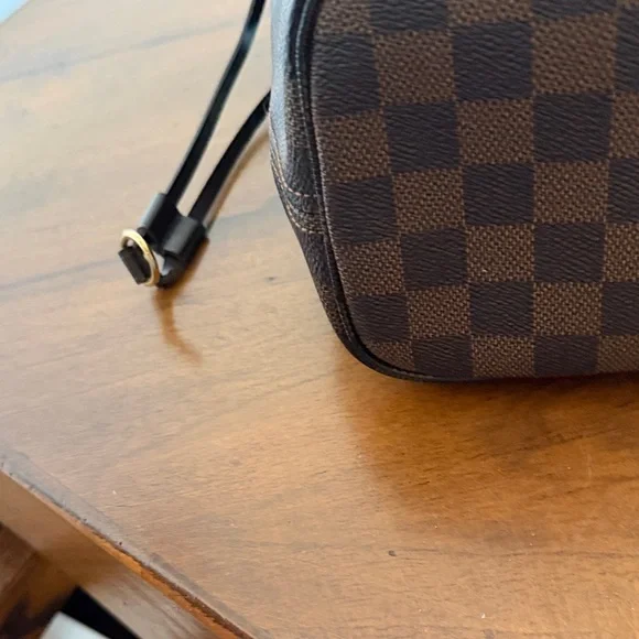 Louis Vuitton Black and Brown Checkered Tote - Picture 7 of 16